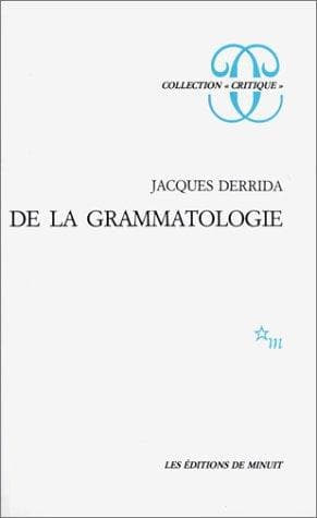 Tapa de De la grammatologie