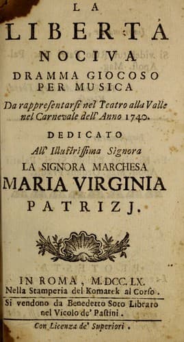 Tapa de La libertà nociva