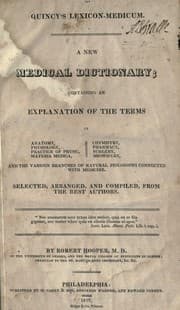 Tapa de Lexicon medicum