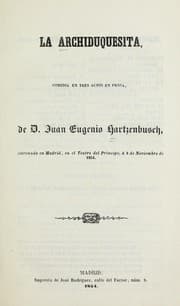 Tapa de La archiduquesita