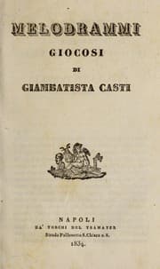 Tapa de Melodrammi giocosi