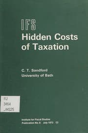 Tapa de Hidden costs of taxation