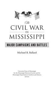 Tapa de The Civil War in Mississippi
