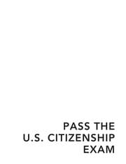 Tapa de Pass the U.S. citizenship exam