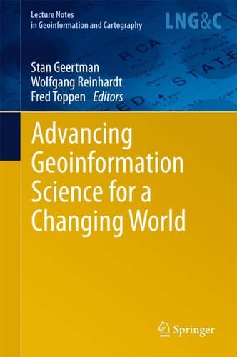 Tapa de Advancing Geoinformation Science for a Changing World