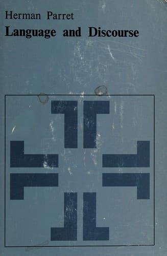 Tapa de Language and discourse