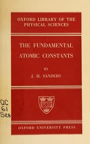 Tapa de The fundamental atomic constants