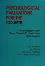 Tapa de Psychological evaluations for the courts
