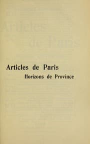 Tapa de Articles de Paris