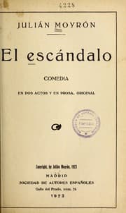 Tapa de El esca ndalo