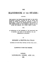 Tapa de The handbook of the stars