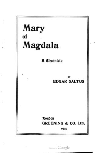Tapa de Mary Magdalen