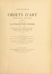 Tapa de Objets d'art, tableaux anciens, livres