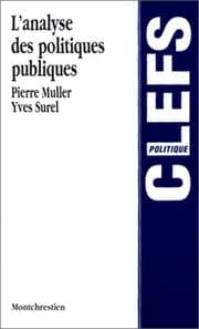 Tapa de L' analyse des politiques publiques