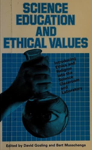 Tapa de Science education and ethical values