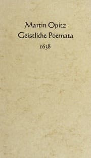 Tapa de Geistliche Poemata 1638