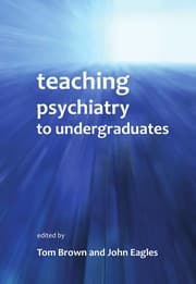 Tapa de Teaching psychiatry to undergraduates