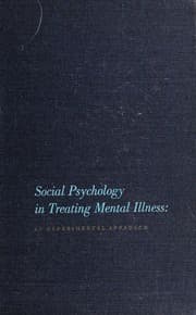 Tapa de Social psychology in treating mental illness