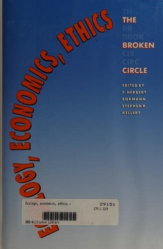 Tapa de Ecology, economics, ethics