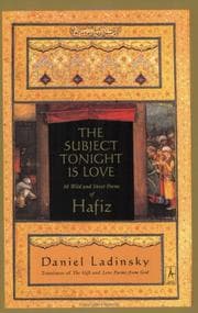 Tapa de The subject tonight is love