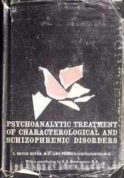 Tapa de Psychoanalytic treatment of schizophrenic and characterological disorders