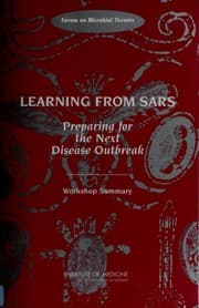 Tapa de Learning from SARS