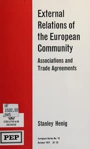 Tapa de External relations of the European community