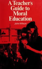 Tapa de A teacher's guide to moral education