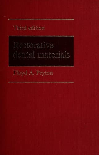 Tapa de Restorative dental materials