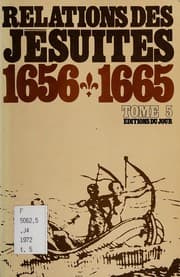 Tapa de Relations des Jésuites, 1611-1672. --