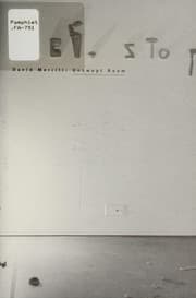 Tapa de David Merritt: Unswept Room