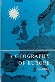 Tapa de A geography of Europe
