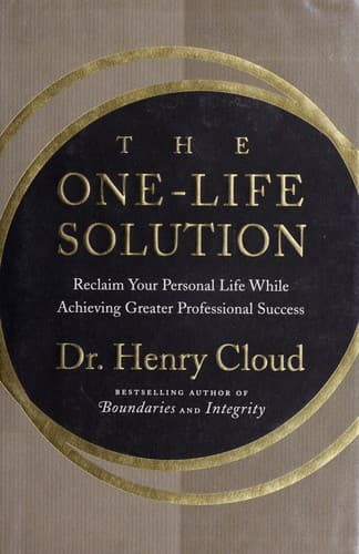 Tapa de The One-Life Solution