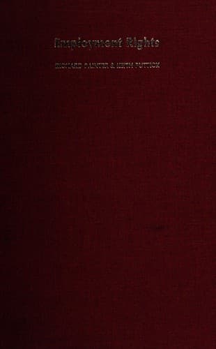 Tapa de Employment rights