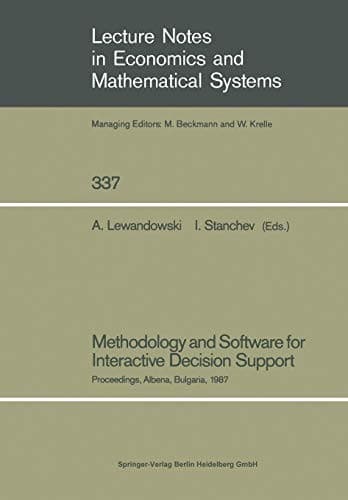Tapa de Methodology and Software for Interactive Decision Support