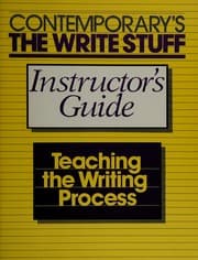 Tapa de Contemporary's the Write Stuff/Instructors Guide