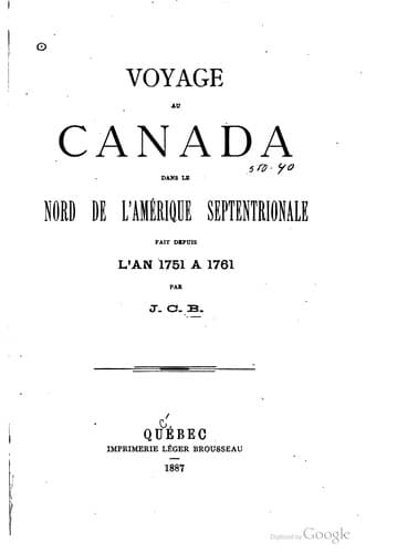 Tapa de Voyage au Canada