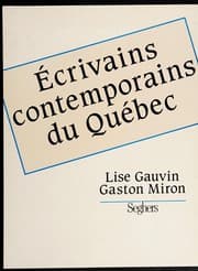 Tapa de Écrivains contemporains du Québec, depuis 1950