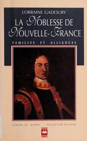 Tapa de La noblesse de Nouvelle-France