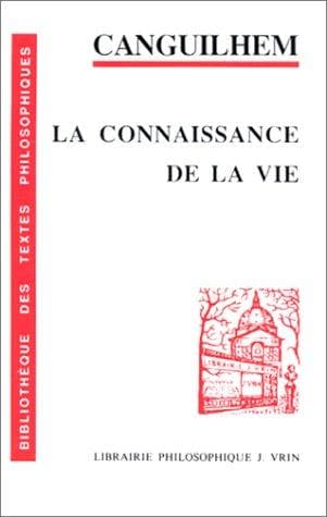 Tapa de La connaissance de la vie