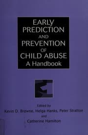 Tapa de Early prediction and prevention of child abuse