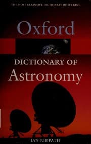 Tapa de Oxford dictionary of astronomy