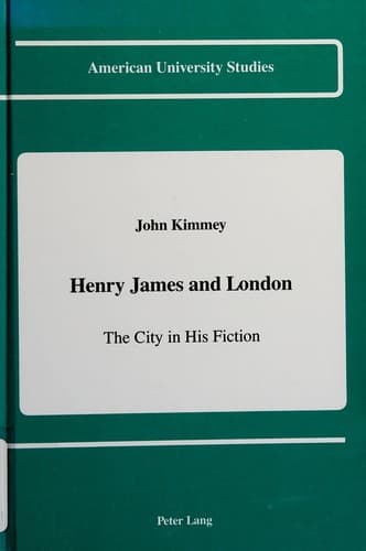 Tapa de Henry James and London
