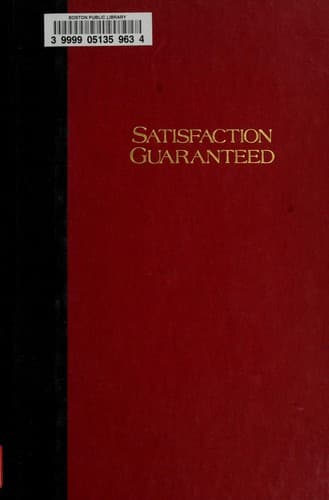Tapa de Satisfaction guaranteed