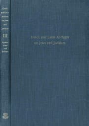 Tapa de Greek and Latin Authours on Jews & Judaism