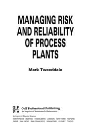 Tapa de Managing risk and reliability of process plants