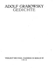 Tapa de Gedichte