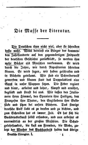 Tapa de Die deutsche Literatur