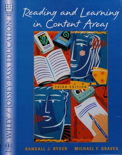 Tapa de Reading and learning in content areas