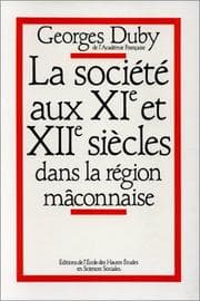 Tapa de La société aux XIe et XIIe siècles dans la région mâconnaise